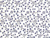 下絵転写紙　かすみ草　ブルー