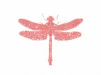 下絵転写紙　天目とんぼ中　赤　10枚組