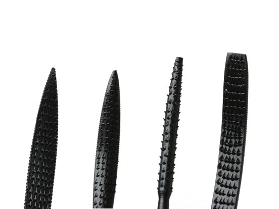 彫塑べら　鉄製ヤスリ目付