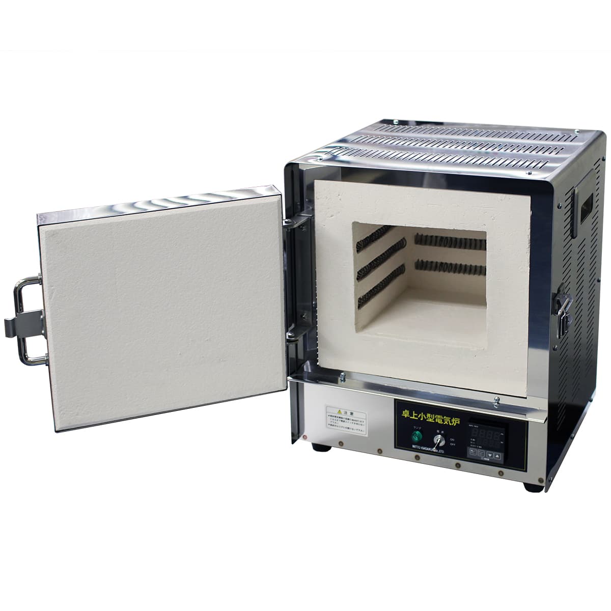 小型電気窯　NHK-170AF　斜めから見た全体の画像