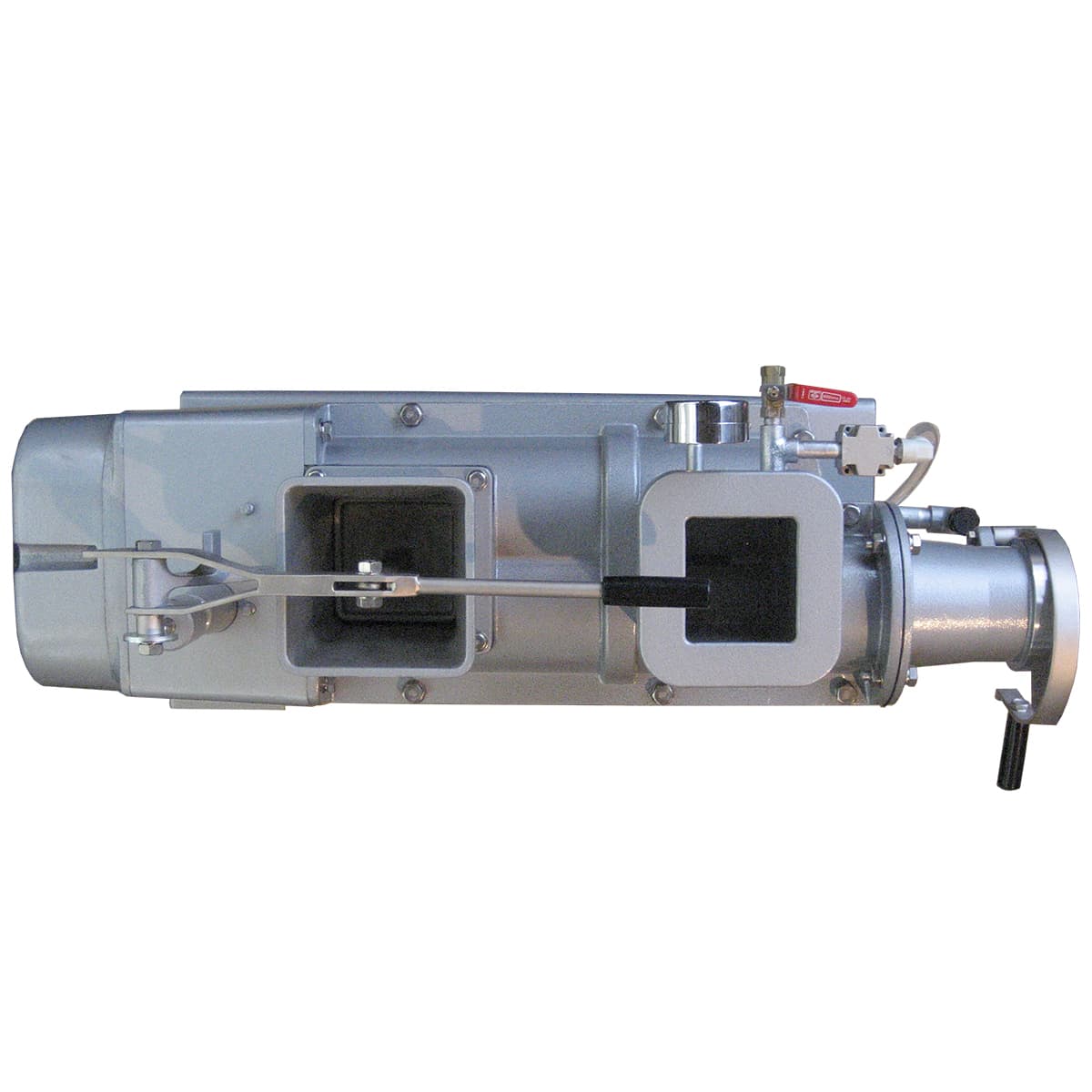 真空式土練機　NVA-04S　上面から見た画像です