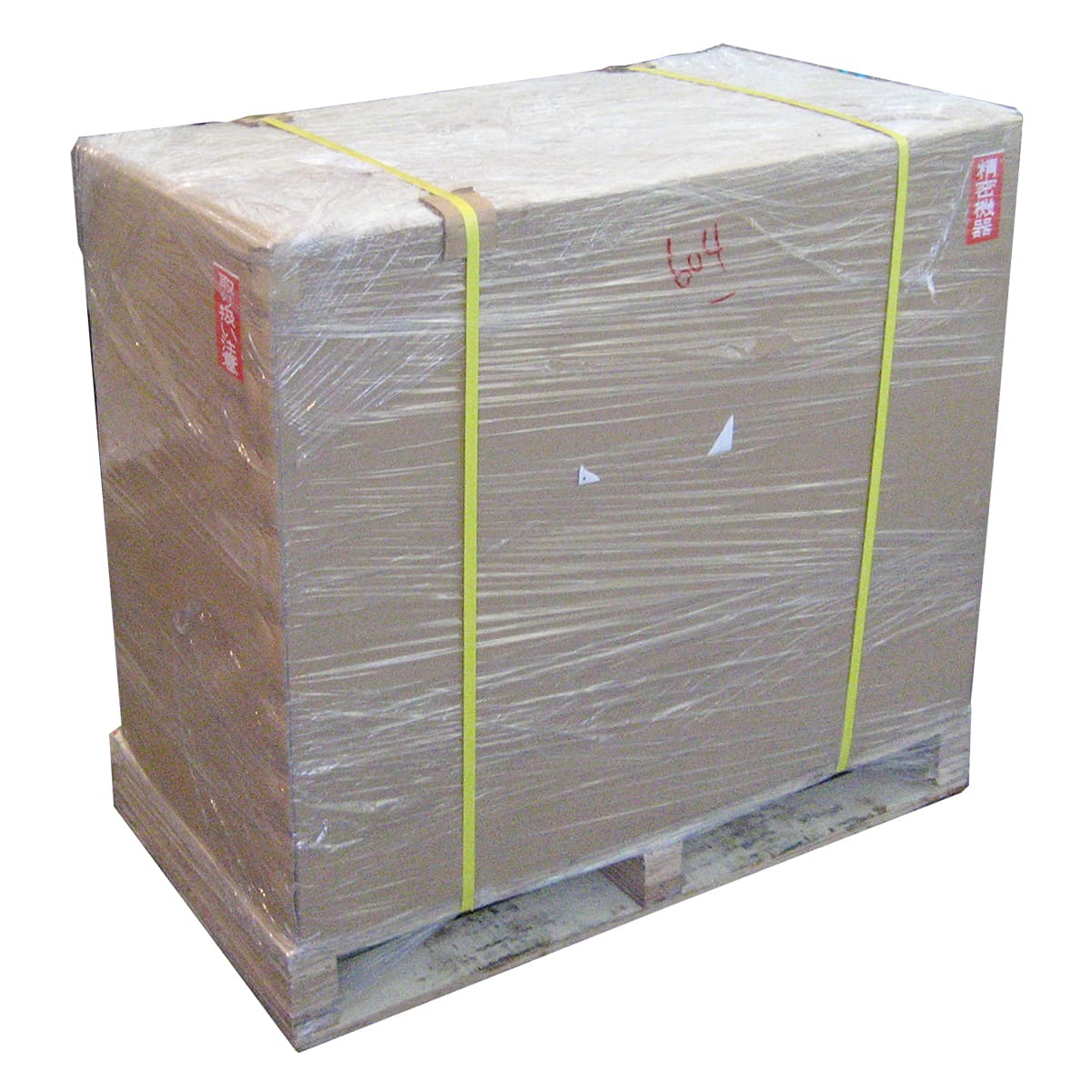 真空式土練機　NVA-04S　梱包の荷姿の画像です