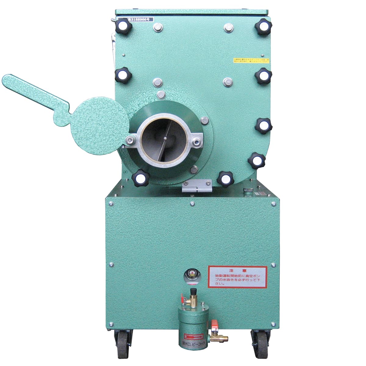 真空循環式粘土再生機　ワンダー20　右側面から見た画像です