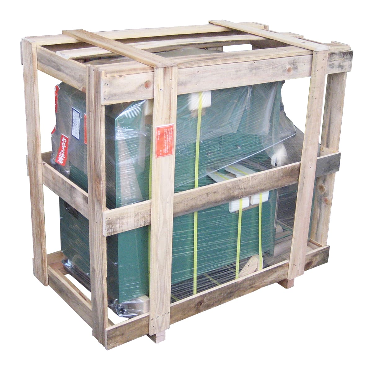 真空循環式粘土再生機　ワンダー20　梱包の荷姿の画像です