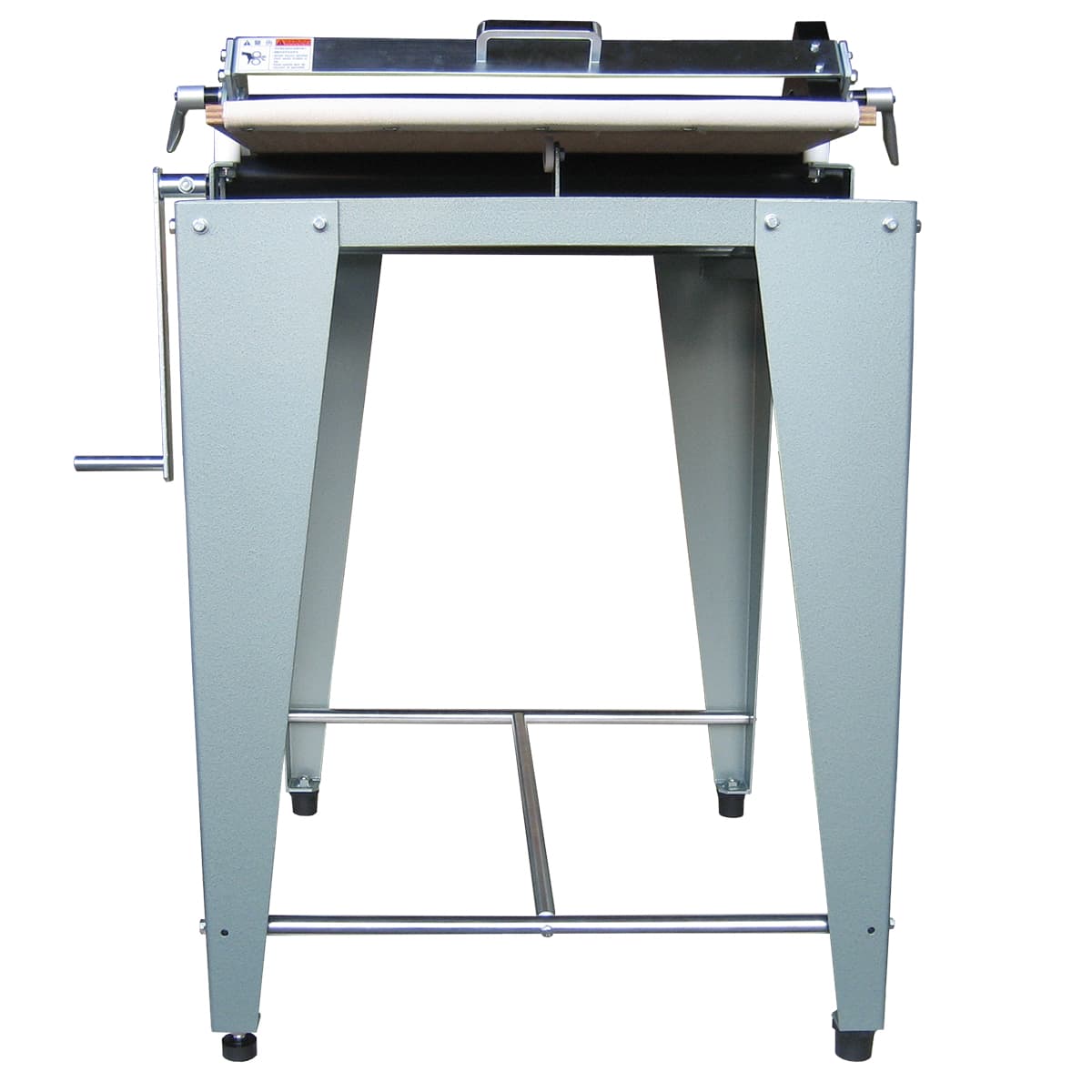 手動タタラ板製作機　NSRC　背面から見た画像です