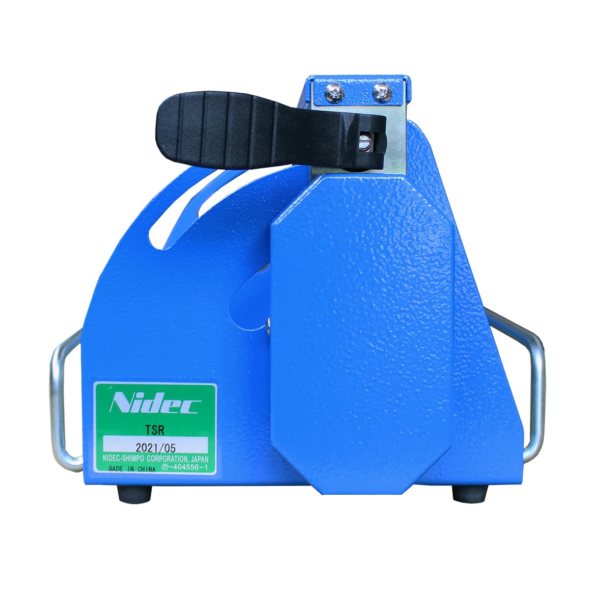 手動タタラ板製作機　TSR　左側面から見た画像です