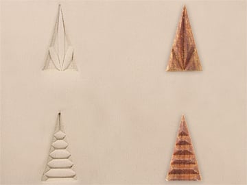 印花　木製15mm　STS-T3