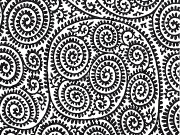 下絵転写紙 ブロンズ彩 たこ唐草