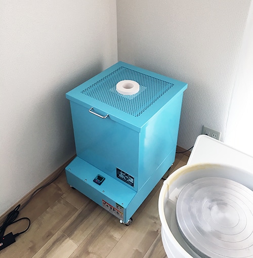 小型電気窯 K-240C 8ステップマイコン付 小型電気窯 K-240C 8ステップマイコン付