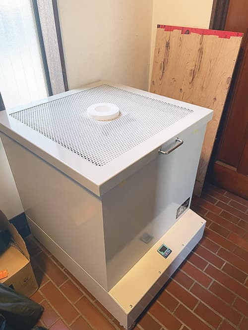 小型電気窯 K-3030C 8ステップマイコン付 小型電気窯 K-3030C 8ステップマイコン付