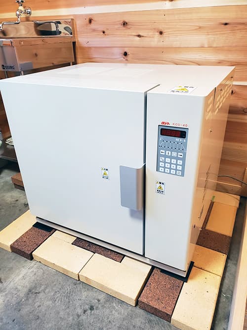 中型電気窯　KCG-40　窯わん