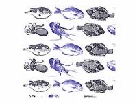 下絵転写紙　魚・タコ
