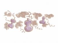 下絵転写紙 2色ひょうたん ブルー