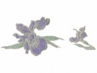 下絵転写紙　特盛　3色あやめ　ライラック