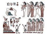 下絵転写紙　2色ファラオ