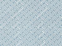 下絵転写紙　紗綾形　呉須