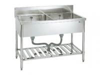 ステンレスシンク　2槽W1500×D600