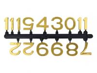 時計文字符 アラビア数字 金
