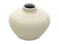 素焼素地　一輪差かぶら型