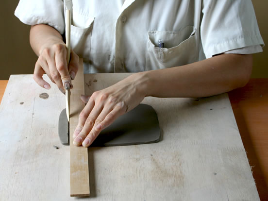 竹べらの商品使用イメージです。"