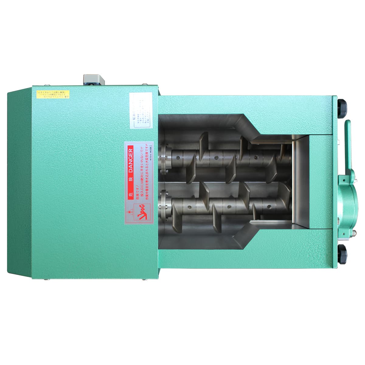 循環式粘土再生機　HT-20　シャフトル　上面から見た画像です