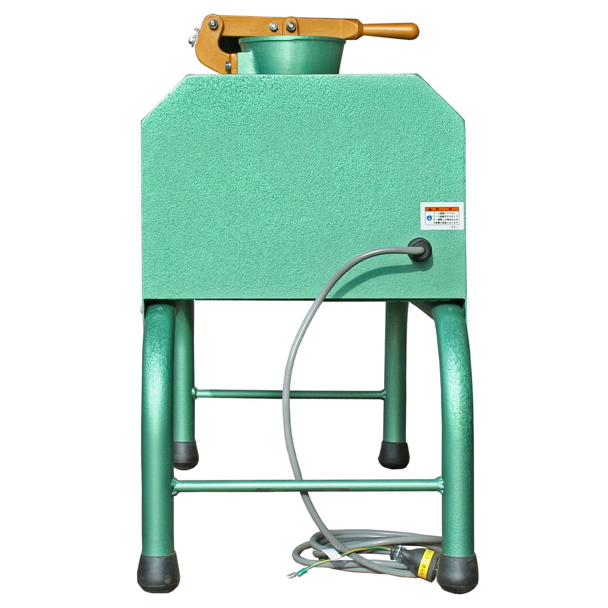 常圧式土練機　TH-350　背面から見た画像です