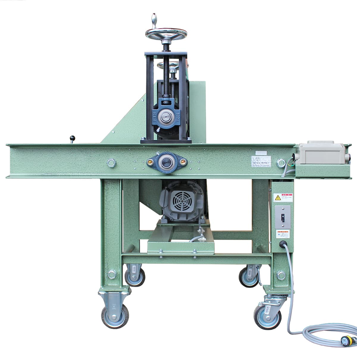 陶芸用陶板作り機。タタラ機