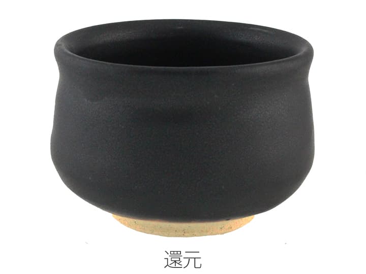 Oシリーズ　黒色マット釉　の色見本