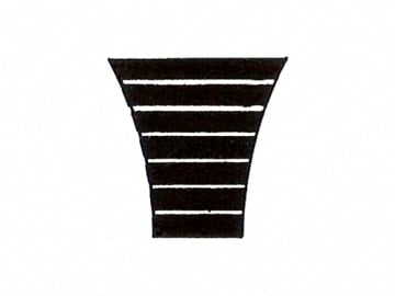 印花　素焼製　No.11