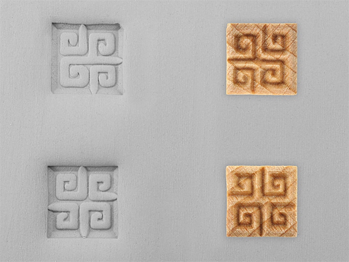 印花 木製15mm SSS-14 | 陶芸ショップ.コム / 陶芸用品・陶芸材料の専門店