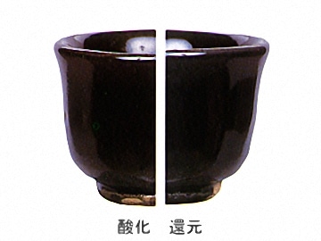 茶色い陶器の瓶 黒い釉薬模様 茶色い陶器の瓶 黒い釉薬模様 工芸品