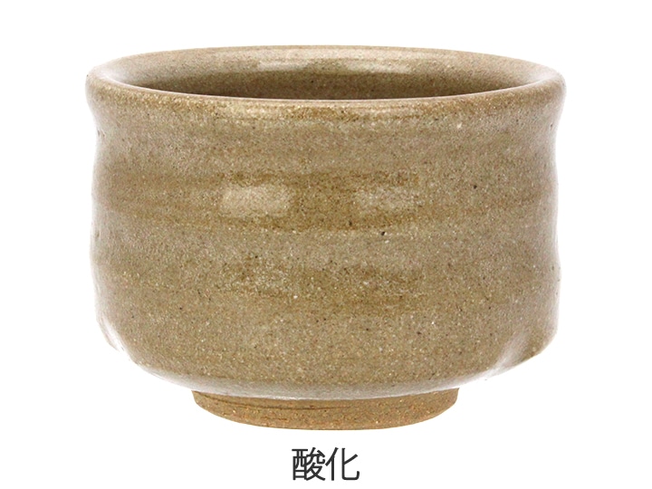 基礎釉薬　3号釉(石灰透明)　を酸化焼成した色見本