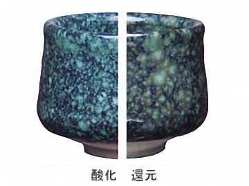 Yシリーズ 緑蛍手斑紋釉