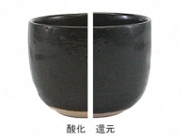 黒艶消し釉 銀描 陶皿五客