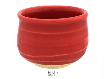 Hシリーズ　鮮濃赤釉