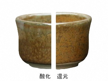 陶芸 壺 緑色と茶色の結晶釉 陶芸 壺 緑色と茶色の結晶釉 Mシリーズ 緑濃結晶釉 | 陶芸