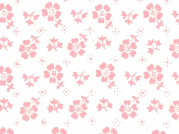 下絵転写紙　雪花　ピンク1