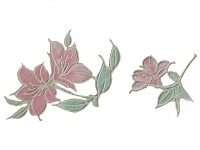下絵転写紙　特盛　3色つつじ　ピンク