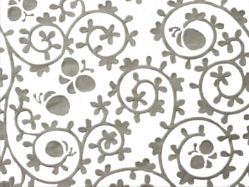 下絵転写紙　白盛　ちょう唐草