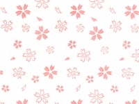 下絵転写紙　吉祥桜　ピンク