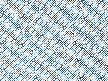 下絵転写紙　紗綾形　呉須