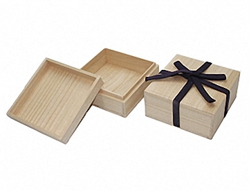 桐箱　紐付印籠　9.0寸鉢