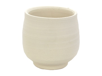 素焼素地　湯呑タル型　中