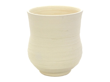 素焼素地　湯呑ダルマ型　大