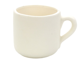 素焼素地　コーヒーカップ丸